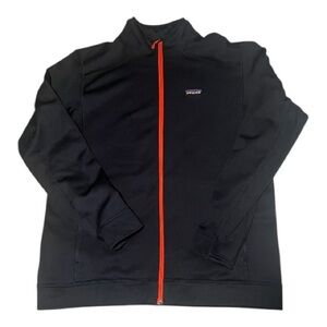 ⛰️ Patagonia Navy Full Zip with Orange Zipper